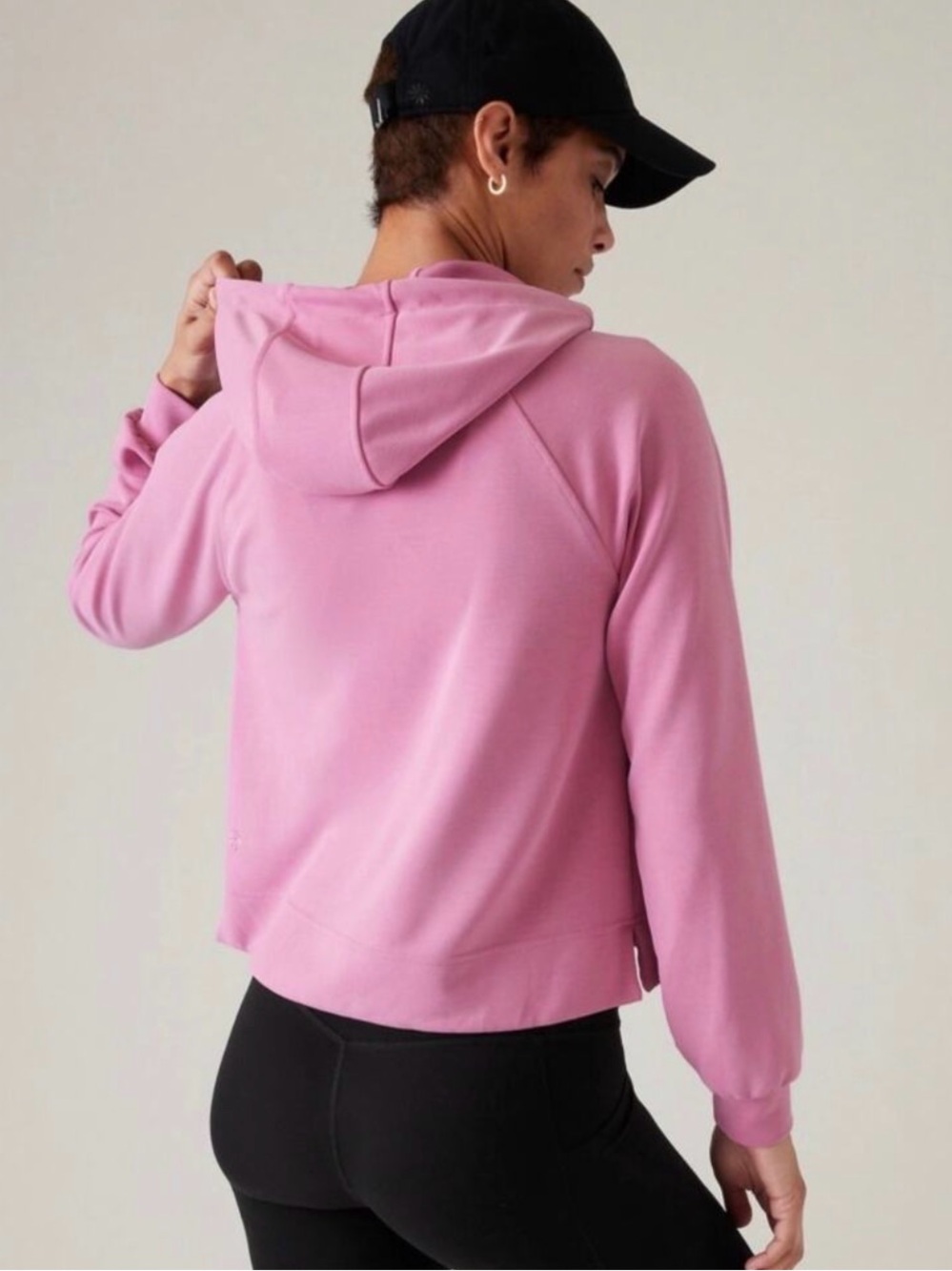 Athleta Pink Seasoft Travel Hoodie Pullover - Picture 3 of 11